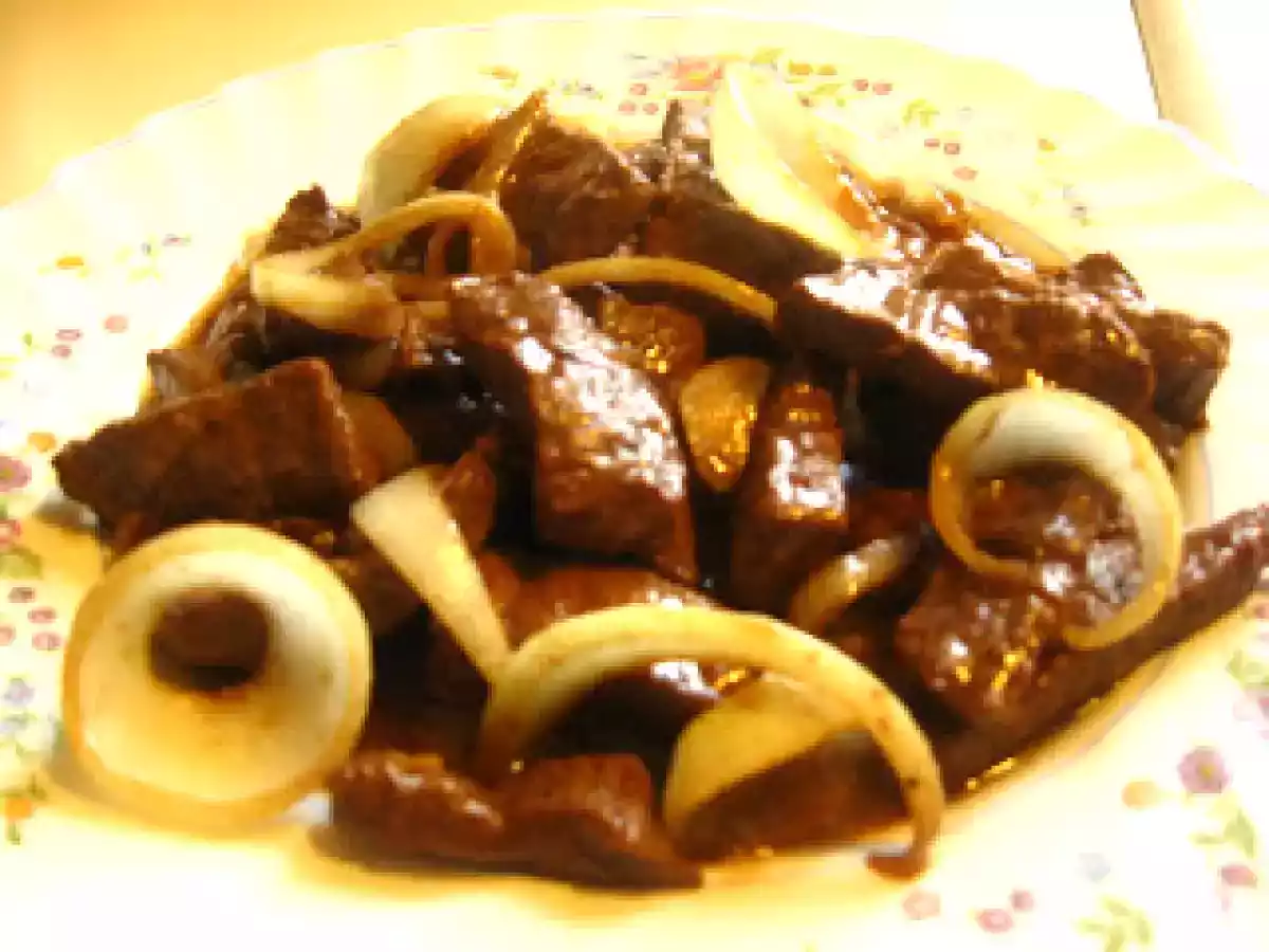 Beef / Pork Steak - Filipino Style