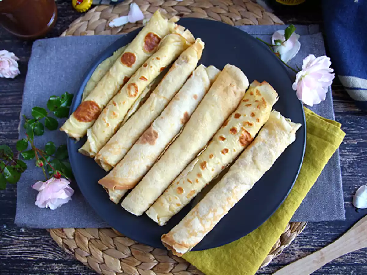 Beer batter crepes with blonde beer - photo 3