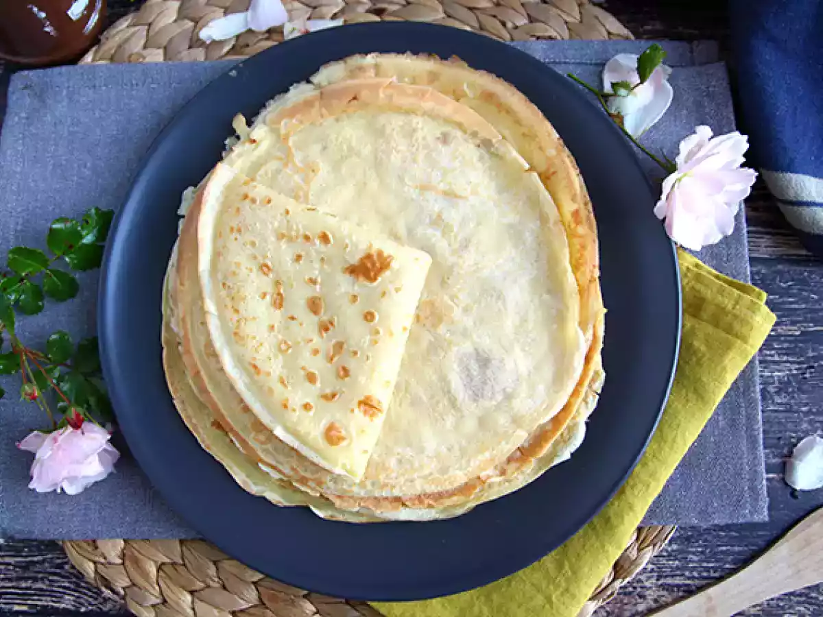 Beer batter crepes with blonde beer - photo 4