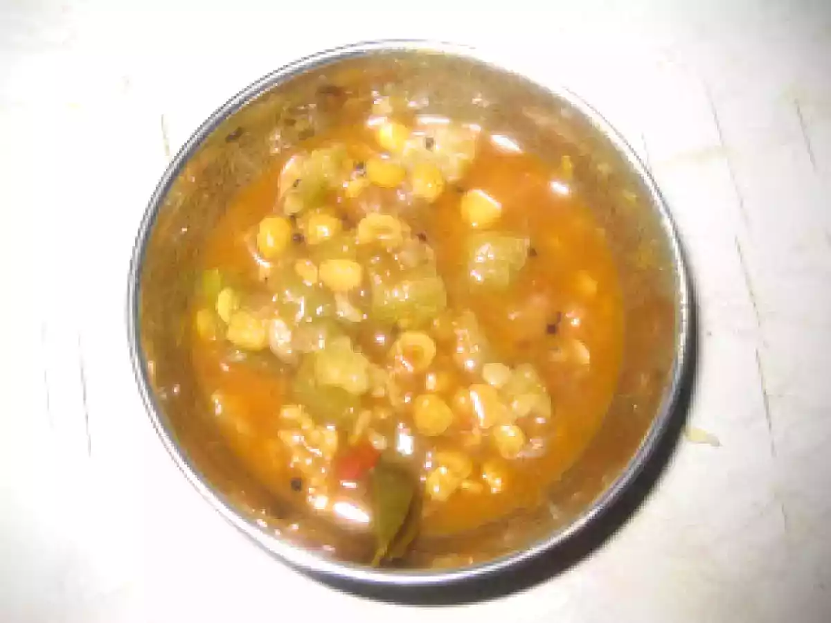 Beerakaya Senaga Pappu Kura / RidgeGourd With Channa Dal Curry