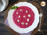 Beet and gorgonzola risotto: an explosion of color and intense flavors, photo 2