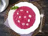 Beet and gorgonzola risotto: an explosion of color and intense flavors, photo 2