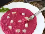 Beet and gorgonzola risotto: an explosion of color and intense flavors, photo 3