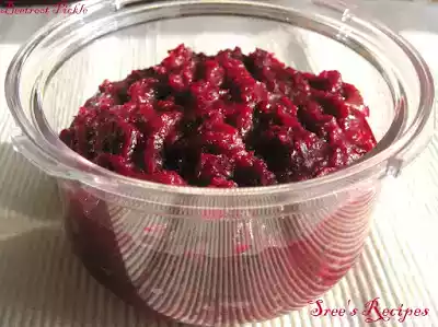 Beetroot & dates pickle recipe