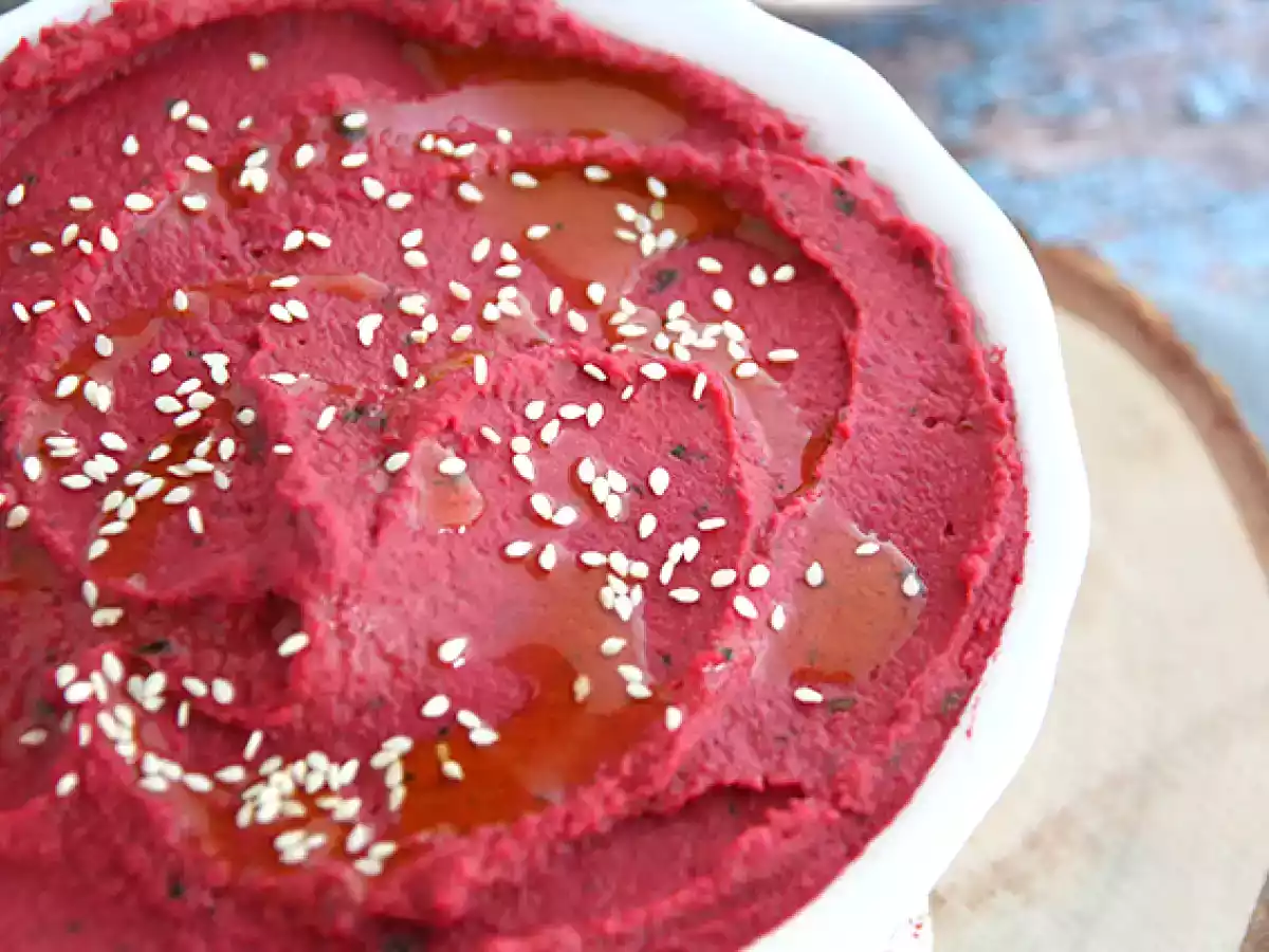 Beetroot hummus - photo 2