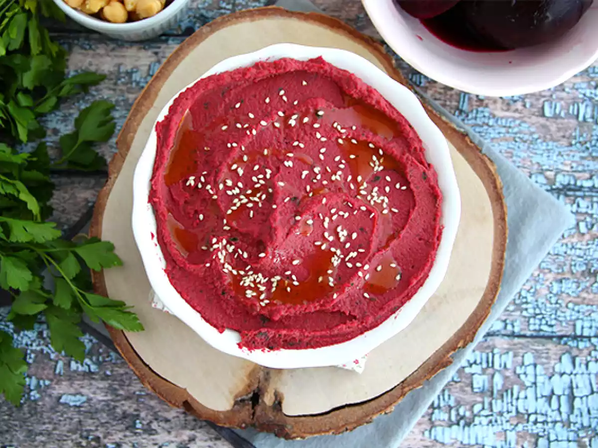 Beetroot hummus - photo 3
