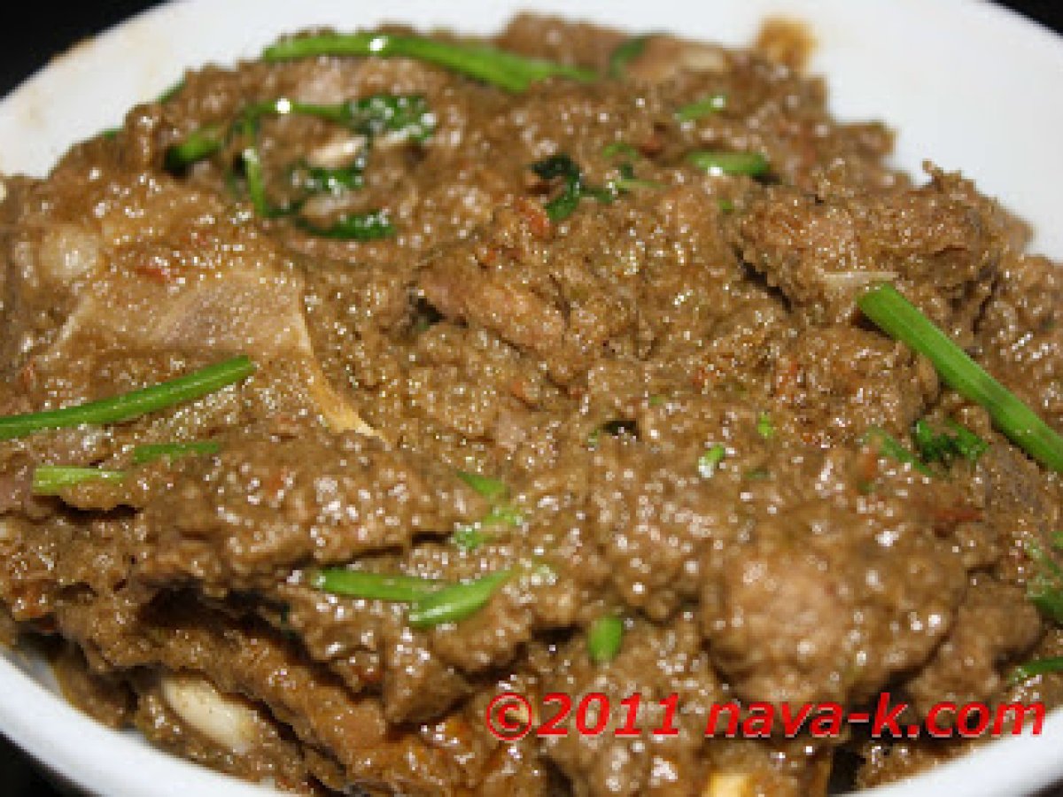 Belacan Green Chilly Mutton