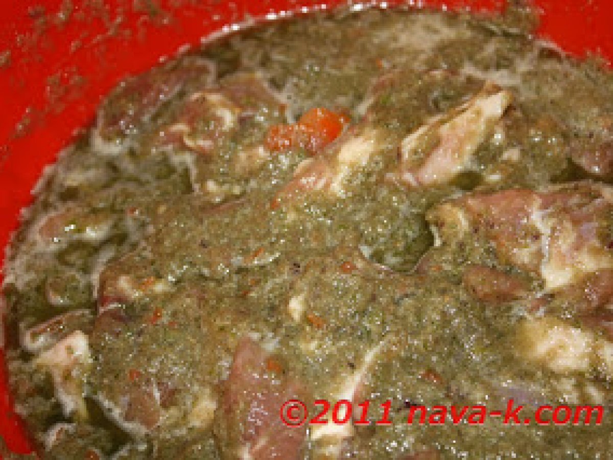 Belacan Green Chilly Mutton - photo 2