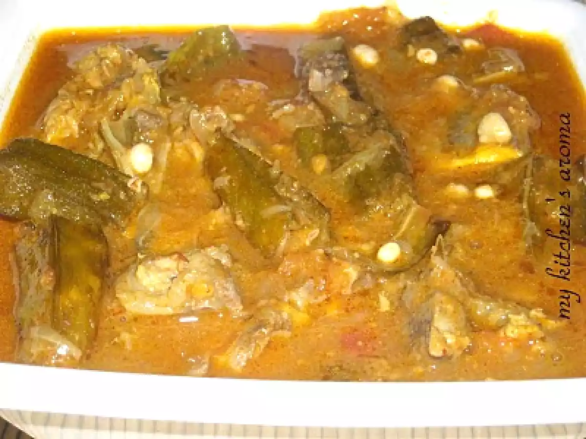 Bendakaya Mamsam / Lady finger mutton curry - photo 2