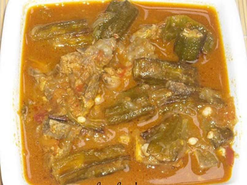 Bendakaya Mamsam / Lady finger mutton curry - photo 3