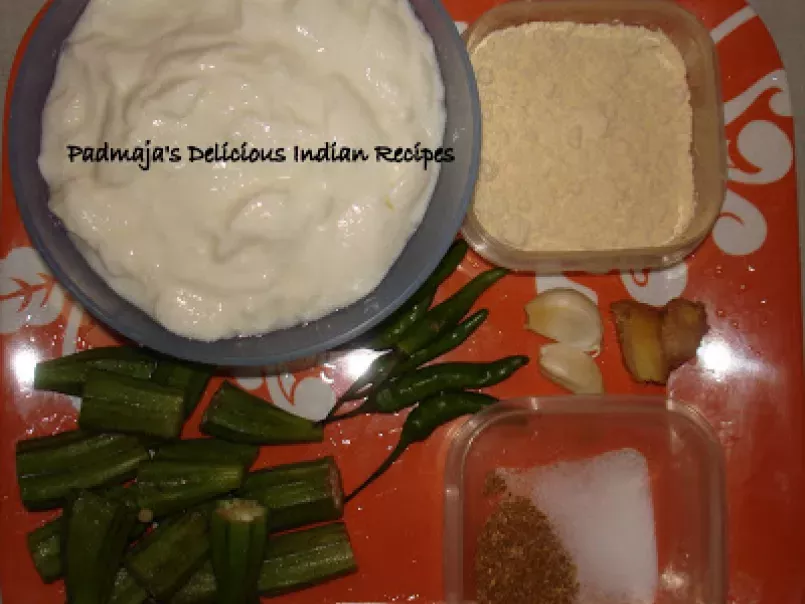 Bhindi Kadhi/Bendakaya Majjiga Pulusu/Okra, Buttermilk Soup - photo 2