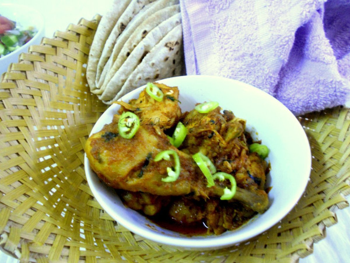 Bhuna Kukda/ Fried chicken