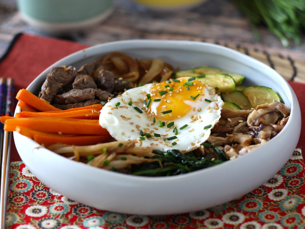 Bibimbap, the traditional Korean dish