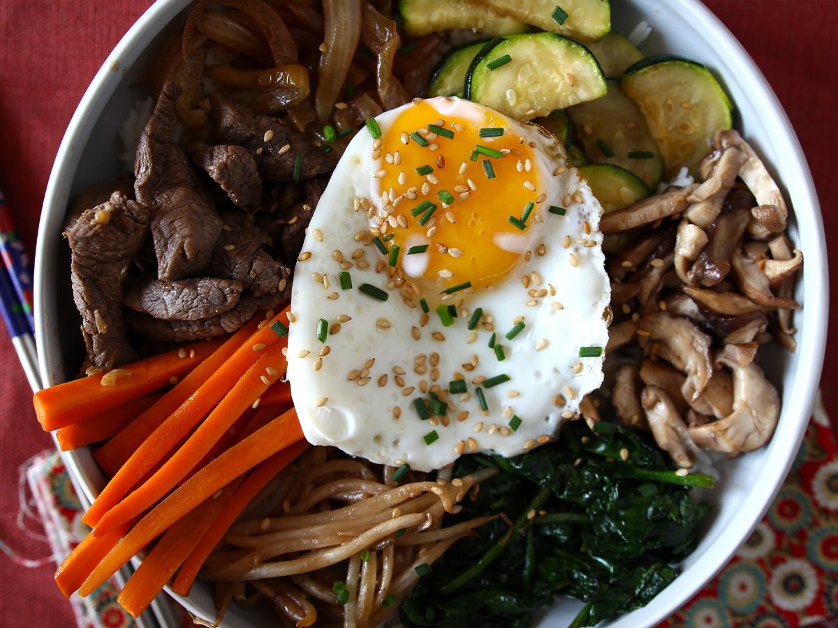 Bibimbap, the traditional Korean dish - photo 6