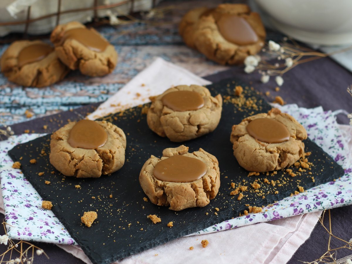 Biscoff speculaas cookies with only 3 ingredients