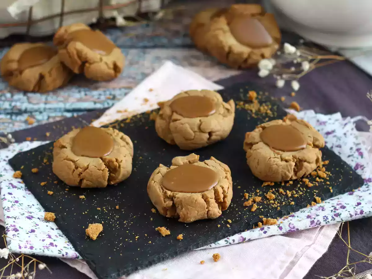 Biscoff speculaas cookies with only 3 ingredients