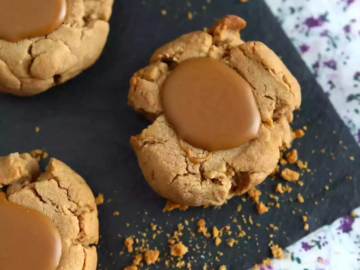 Biscoff speculaas cookies with only 3 ingredients - photo 5