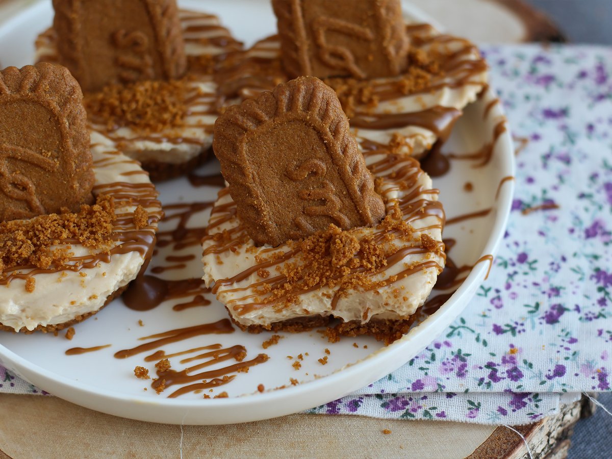 Biscoff speculaas no bake cheesecakes - photo 2