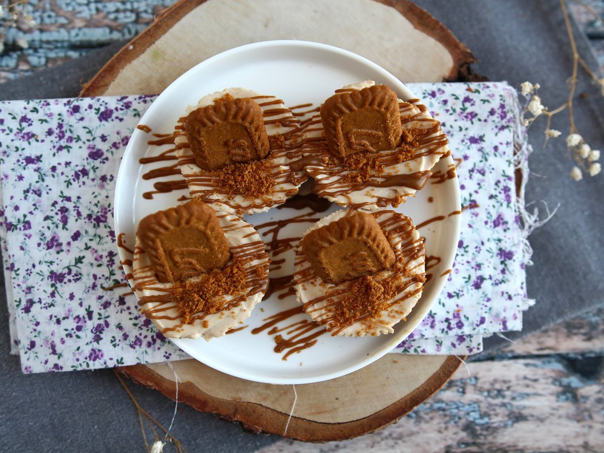 Biscoff speculaas no bake cheesecakes - photo 3