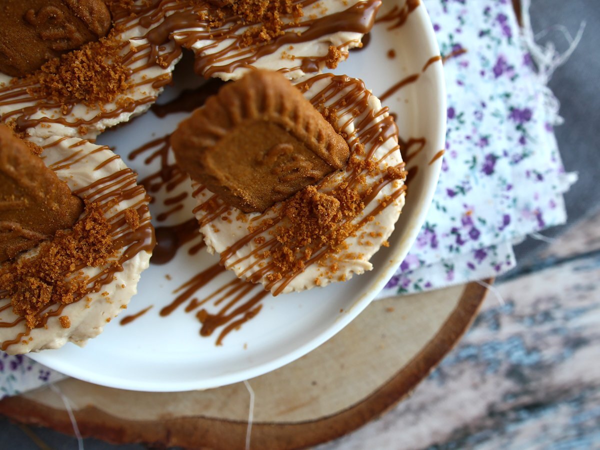 Biscoff speculaas no bake cheesecakes - photo 4