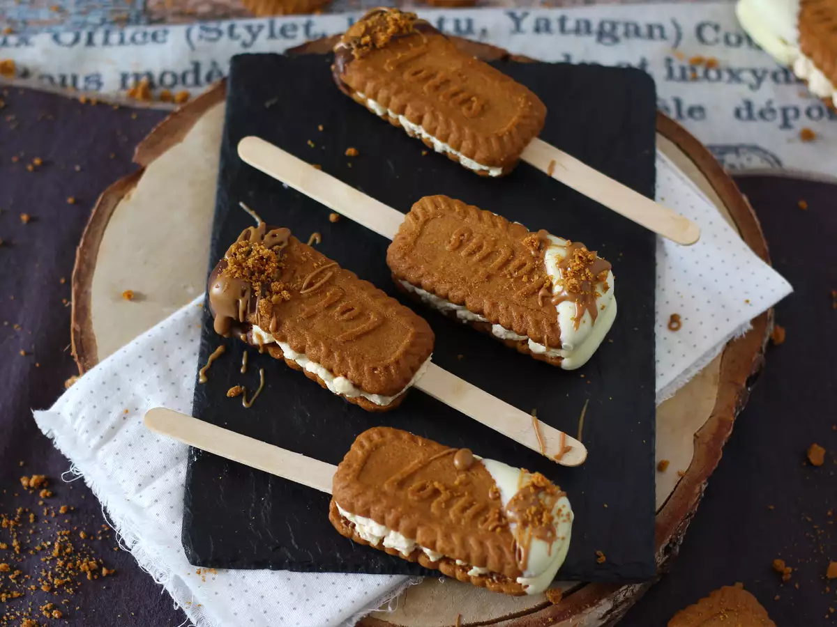 Biscoff Speculoos Ice Cream Sandwiches - photo 2