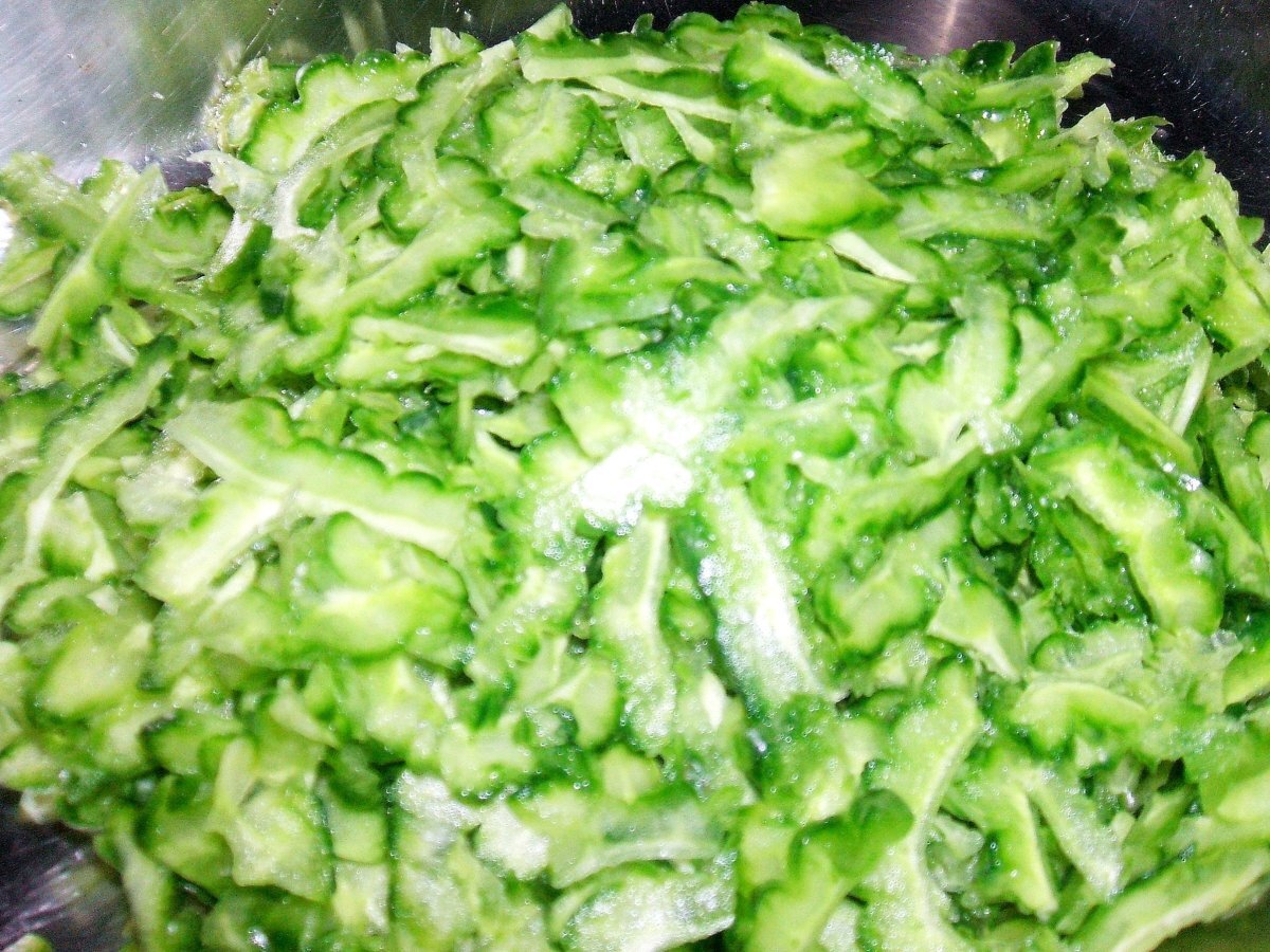 Bitter Melon (Gourd) Salad - photo 3