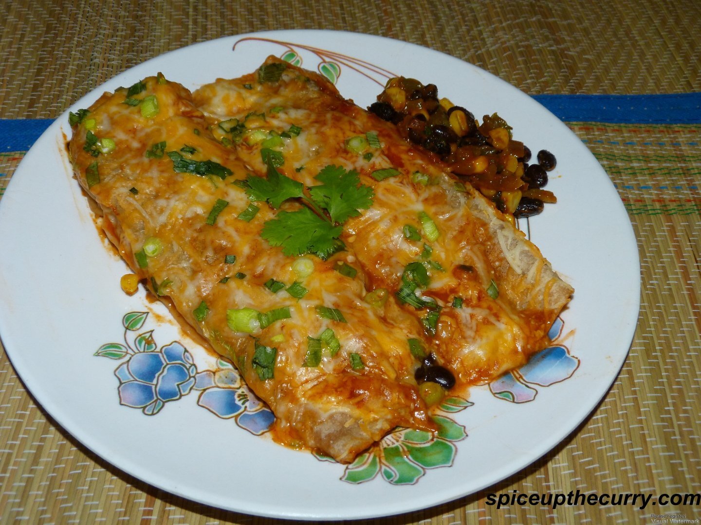 Black beans enchiladas Recipe Petitchef