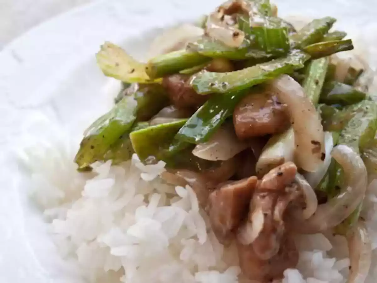 Black pepper chicken