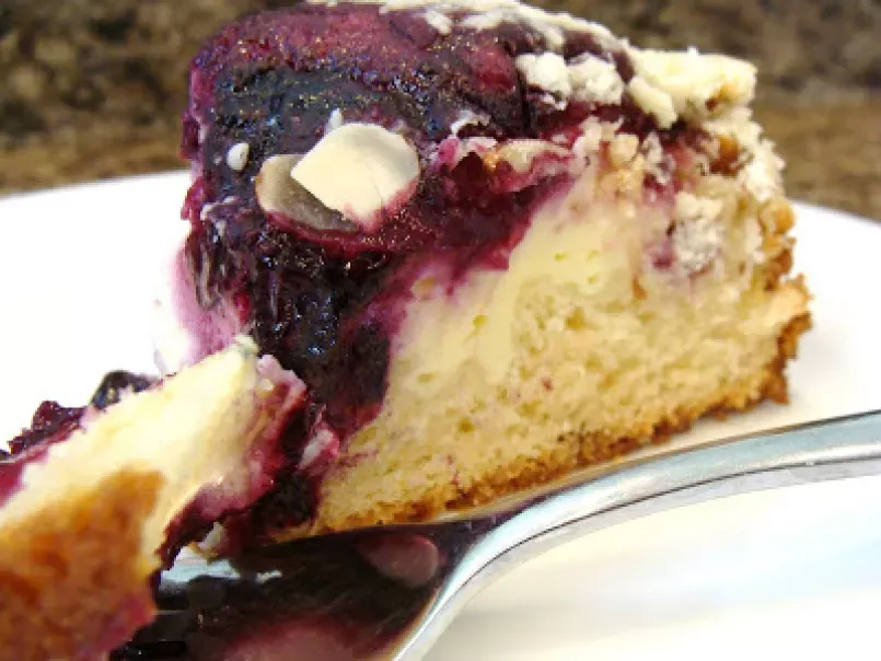Blueberry cheesecake coffee cake! - Recipe Petitchef