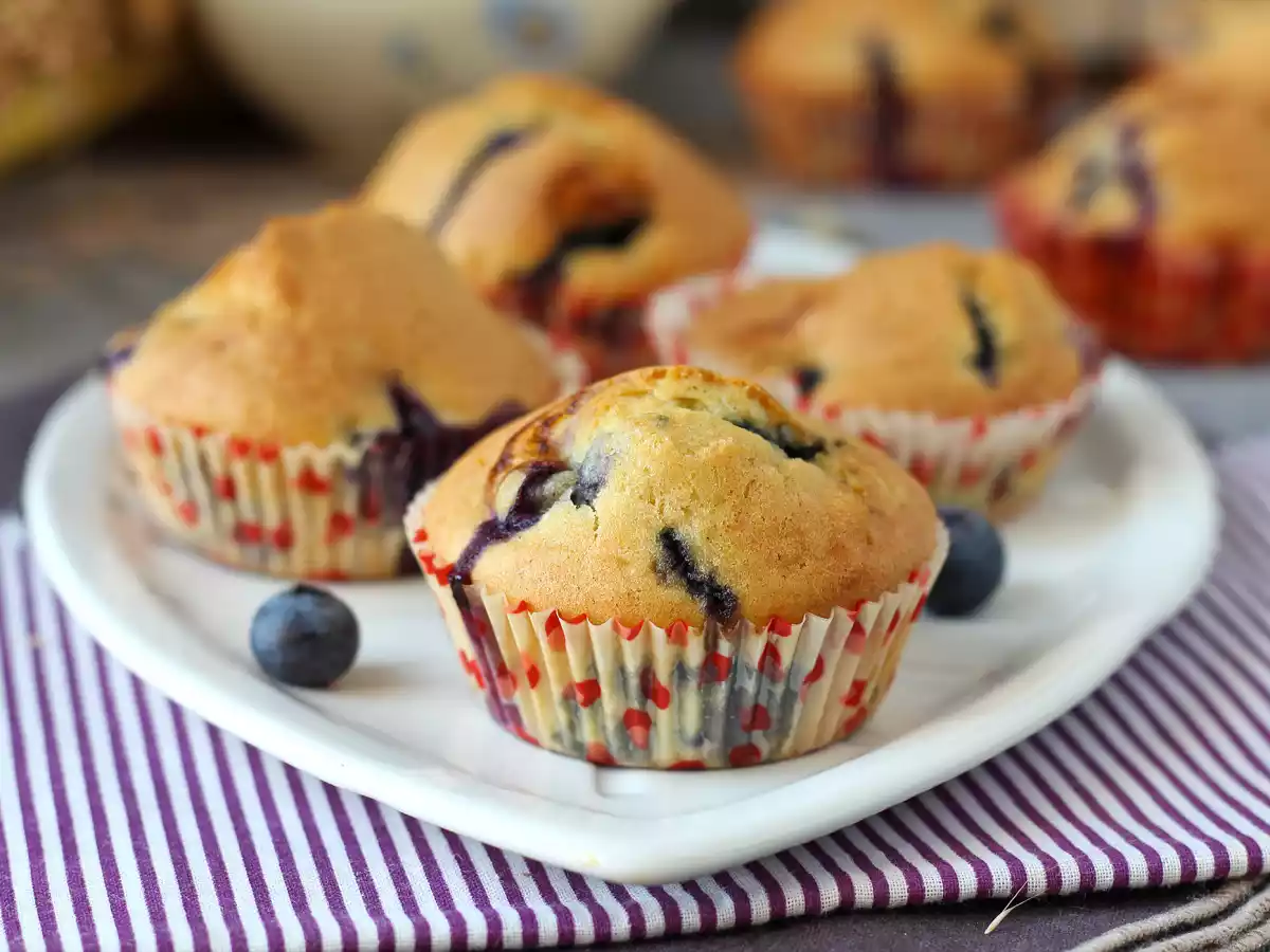 Blueberry muffins, a mini version of the French tourte des Pyrenées! - photo 3