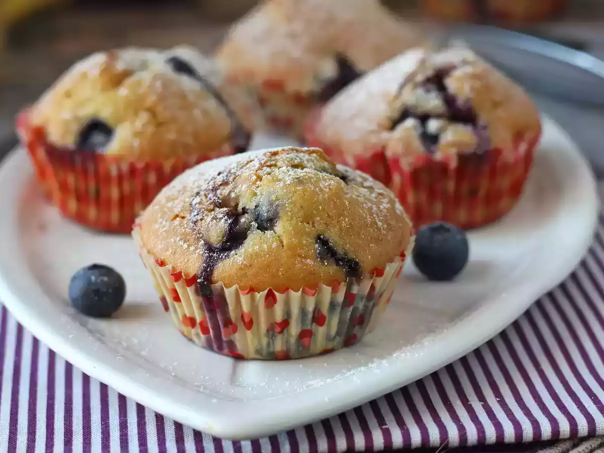 Blueberry muffins, a mini version of the French tourte des Pyrenées! - photo 5