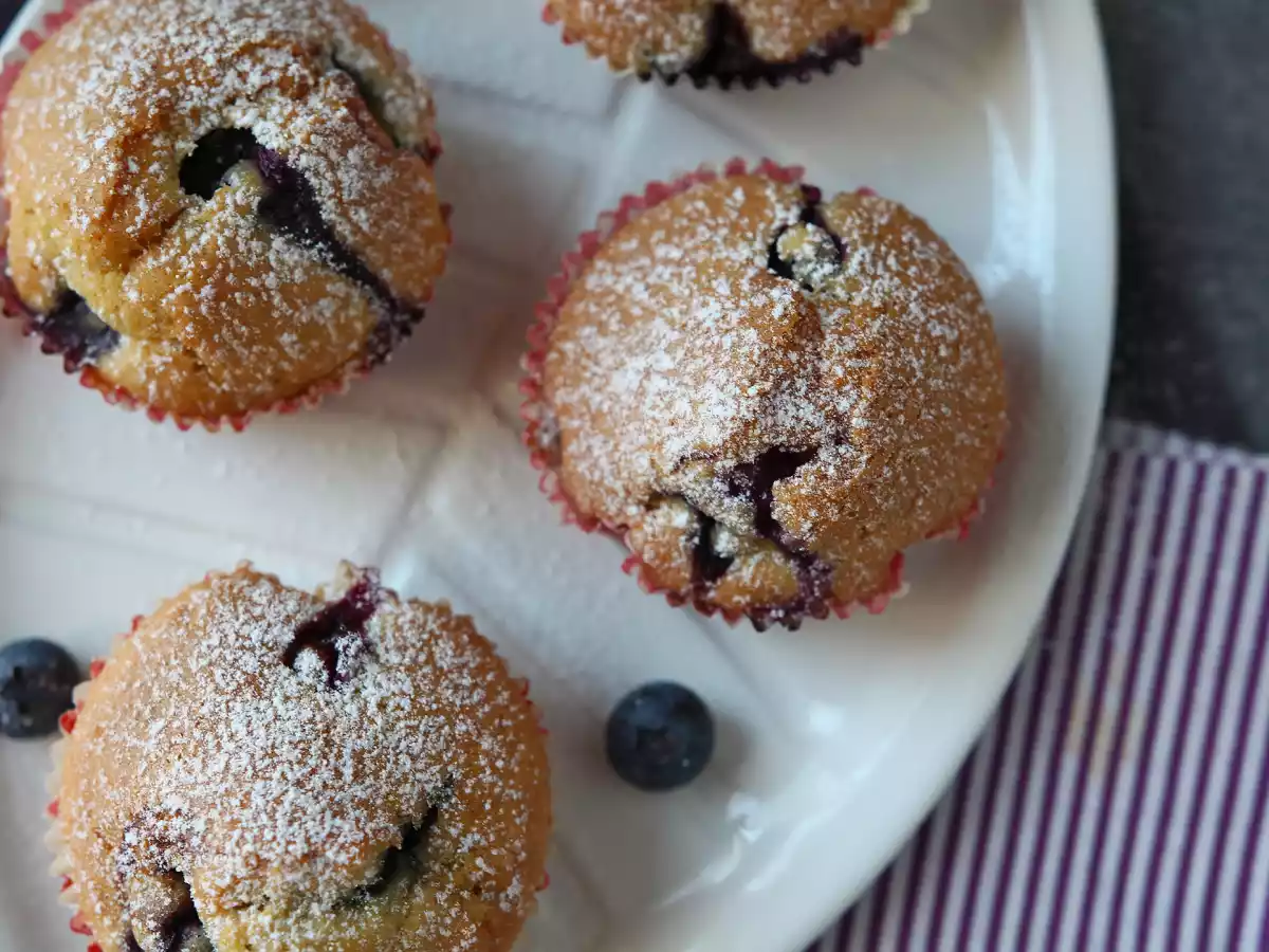 Blueberry muffins, a mini version of the French tourte des Pyrenées! - photo 7
