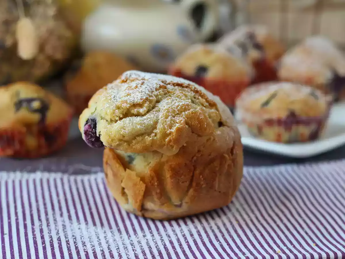Blueberry muffins, a mini version of the French tourte des Pyrenées! - photo 11