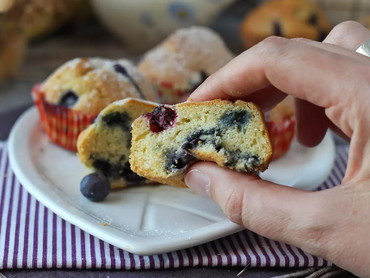 Blueberry muffins: a mini version of the Pyrenees blueberry cake! - photo 4