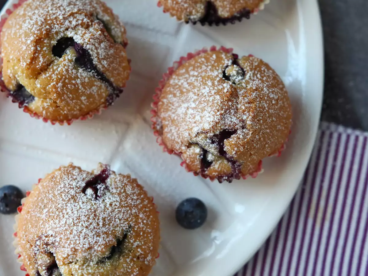 Blueberry muffins: a mini version of the Pyrenees blueberry cake! - photo 7