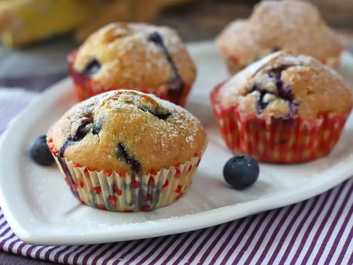 Blueberry muffins: a mini version of the Pyrenees blueberry cake! - photo 9