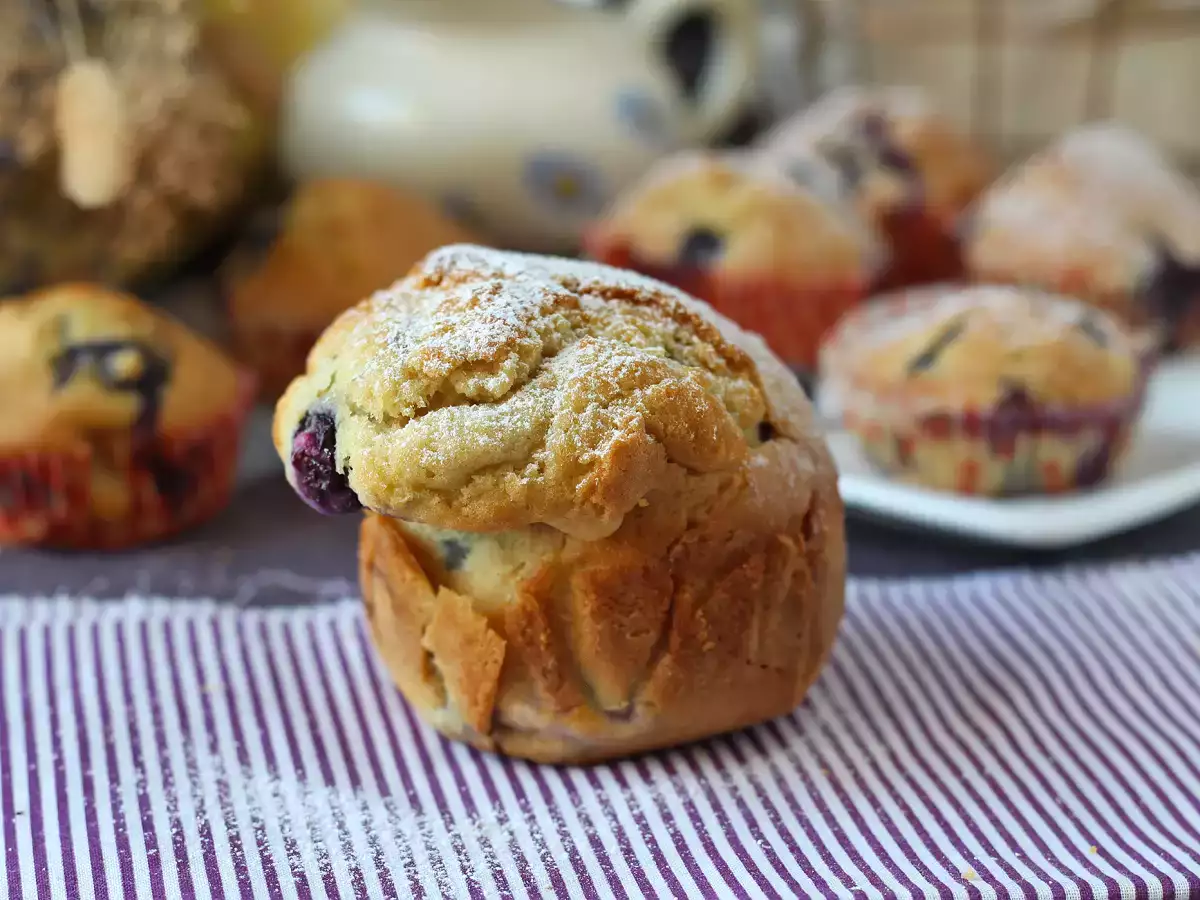 Blueberry muffins: a mini version of the Pyrenees blueberry cake! - photo 11