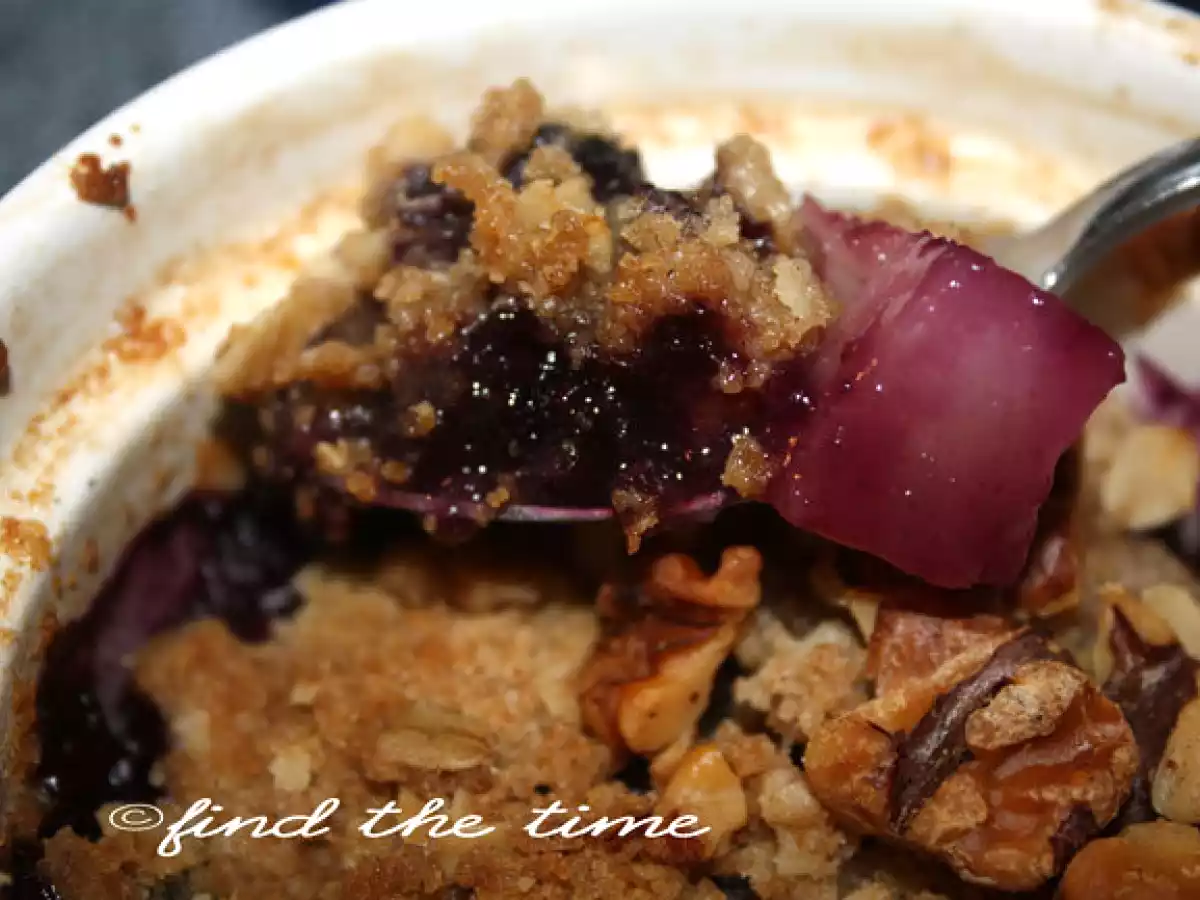 Blueberry-Pear Crisp (serves 2) - photo 4