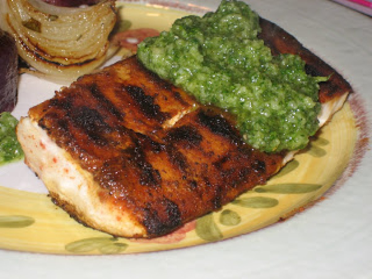 Bobby Flay's Barbequed Mahi with Cilantro Pesto - photo 3