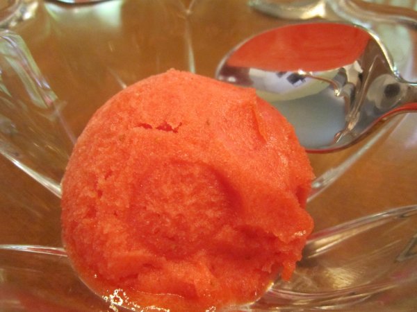 Bouchon Strawberry Sorbet (visit site!)