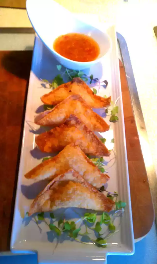 Braised beef rangoon