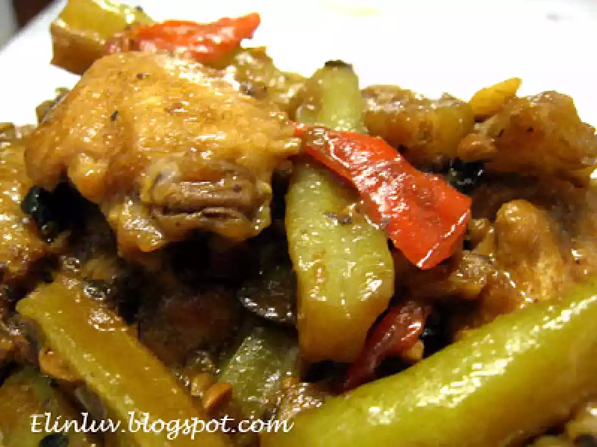 Braised Bittergourd With Salted Black Beans - photo 2