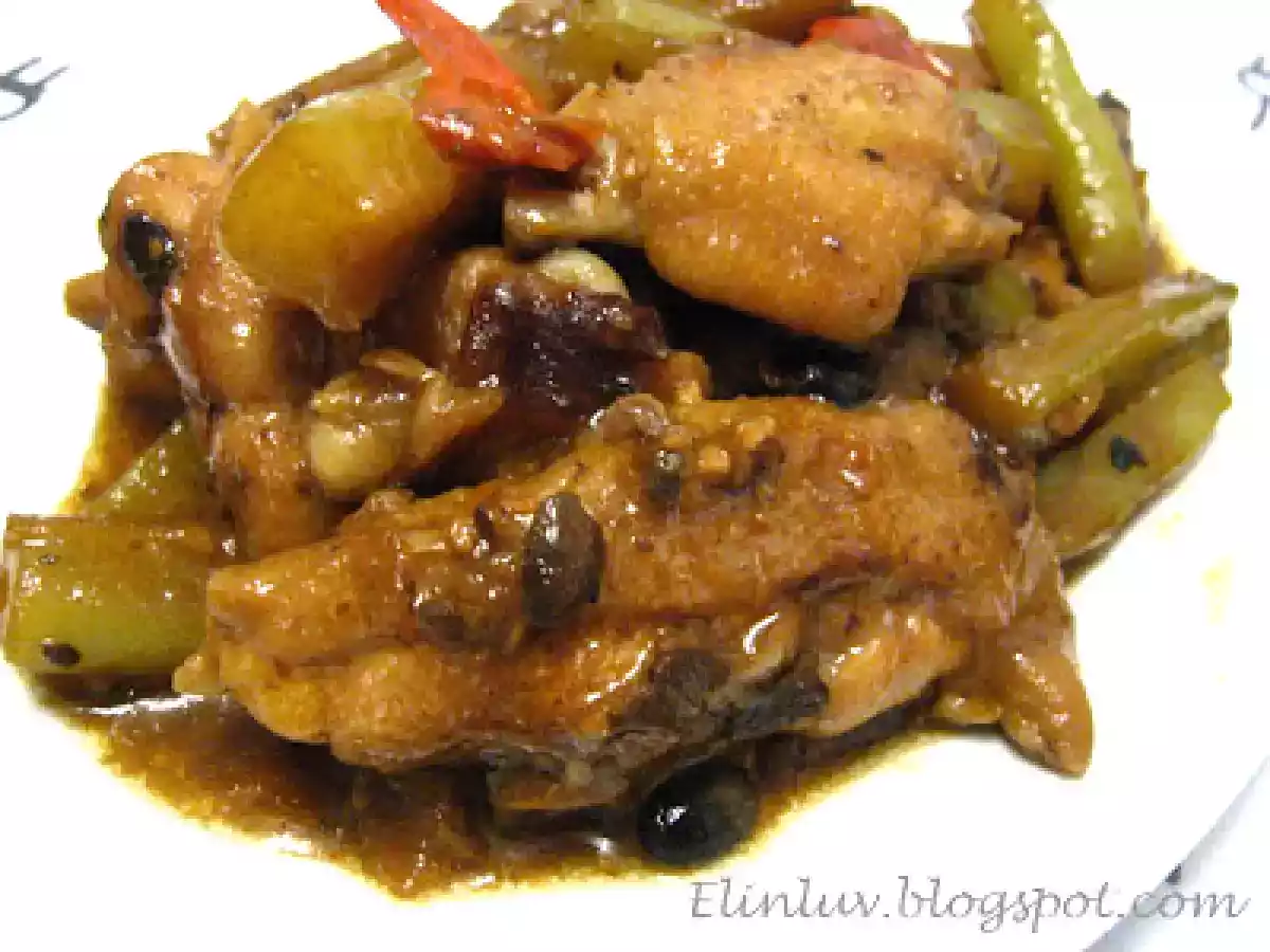 Braised Bittergourd With Salted Black Beans - photo 4