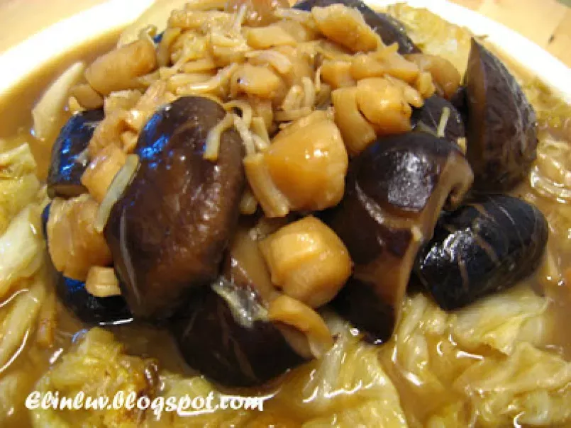Braised Chinese Cabbage With Dried Scallops - photo 2