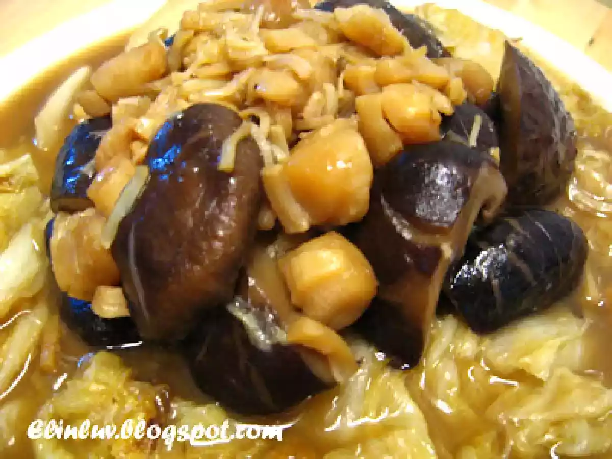 Braised Chinese Cabbage With Dried Scallops - photo 2