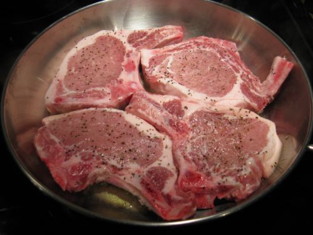 Braised Pork Chops in Sweet Apple Mustard - photo 3