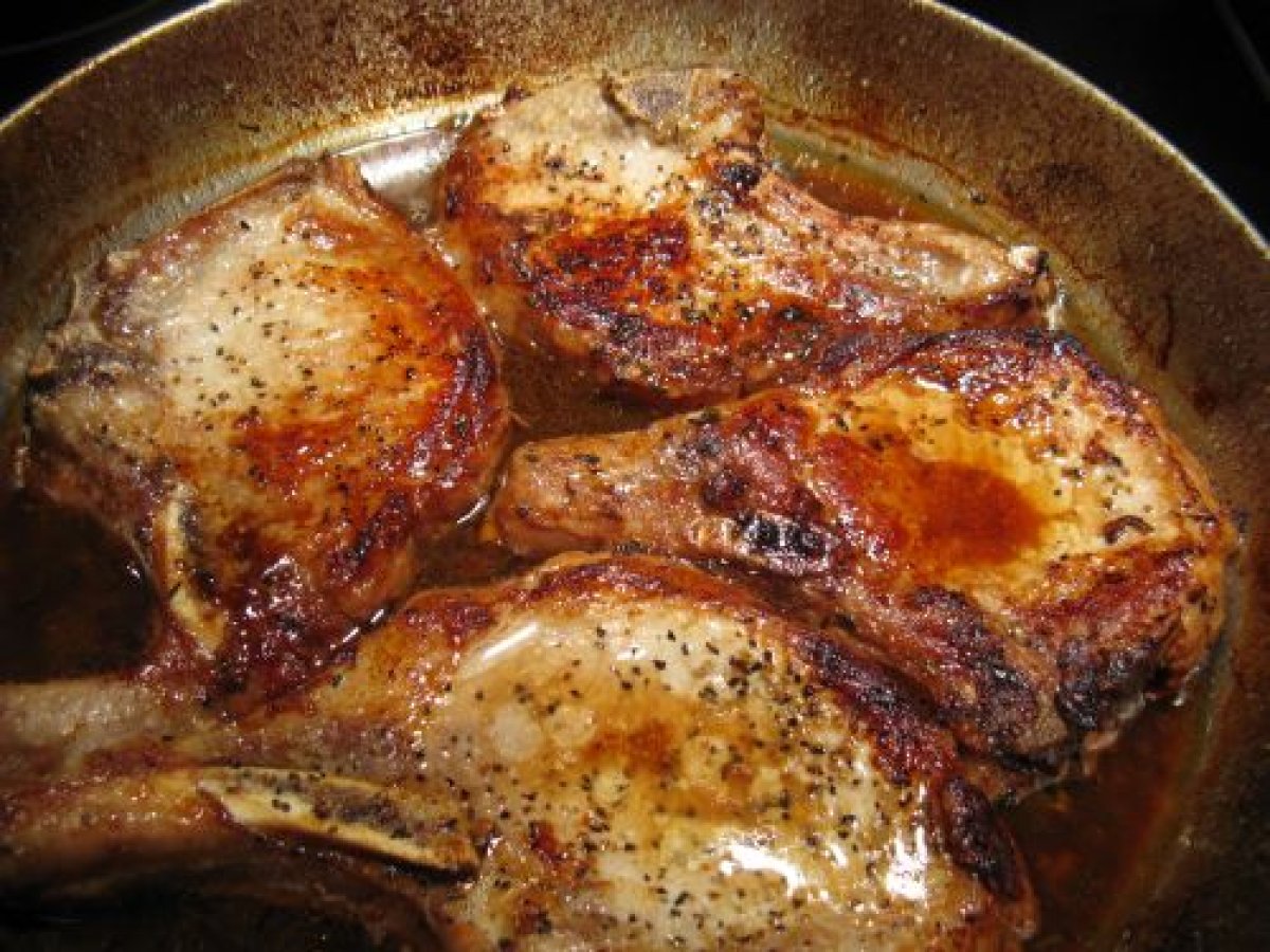 Braised Pork Chops in Sweet Apple Mustard - photo 6