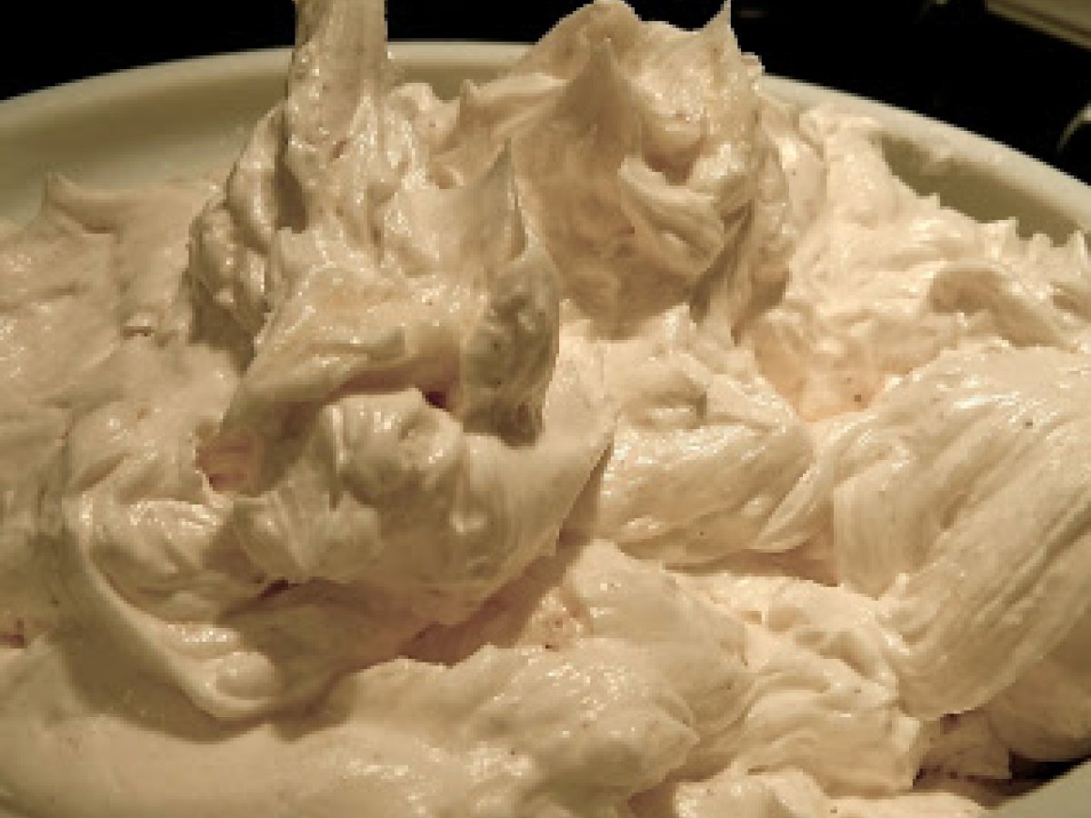 Brandy Hard Sauce (with Pear and Sour Cherry Brown Betty)