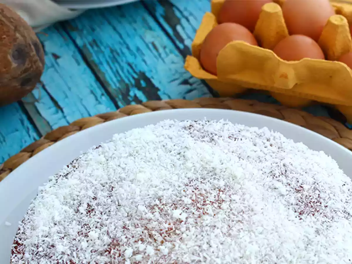Brazilian coconut cake - bolo toalha felpuda - photo 4