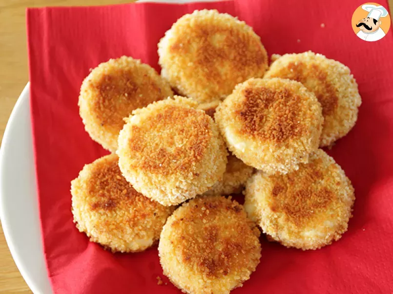 Breaded Babybel cheese wheels - Video recipe !, photo 4